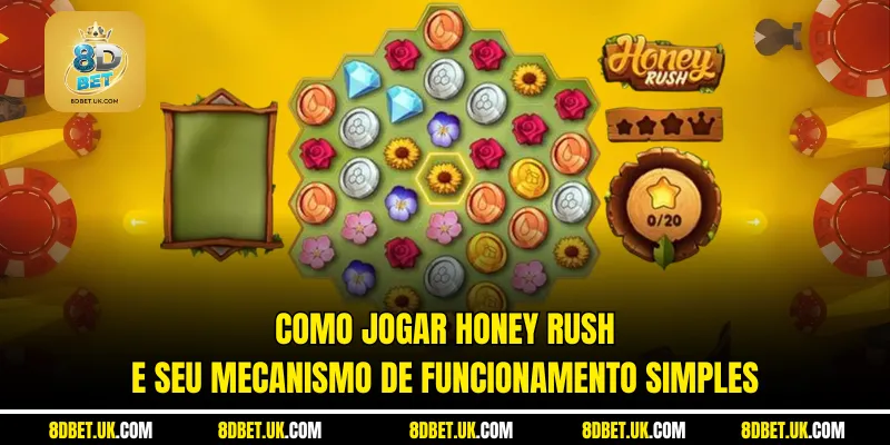 Como jogar Honey Rush e seu mecanismo de funcionamento simples