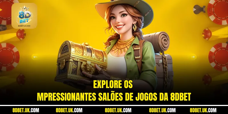 Explore os impressionantes salões de jogos da 8dbet