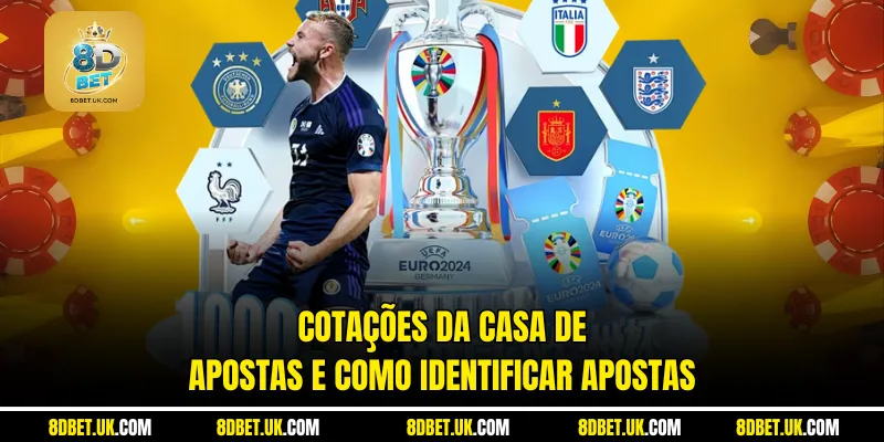 Cotações da casa de apostas